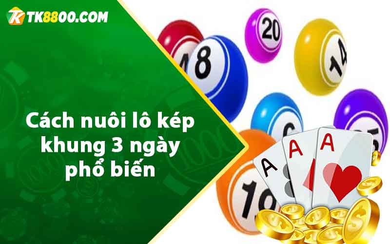 Cách nuôi lô kép khung 3 ngày phổ biến